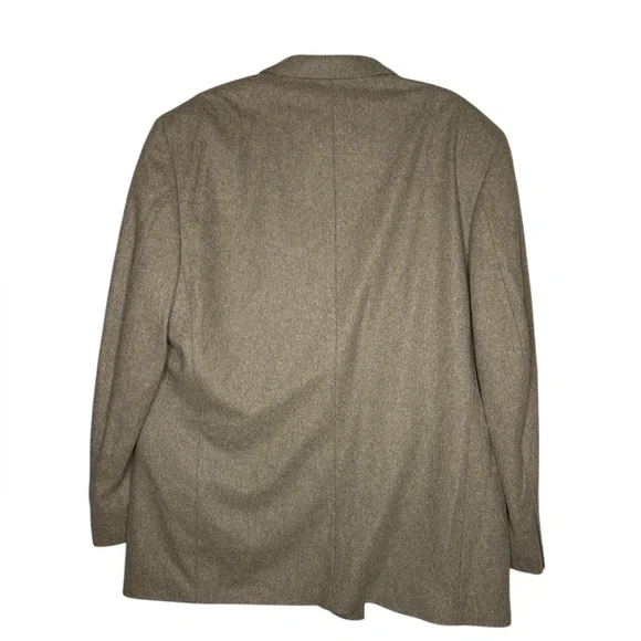 Oscar De La Renta NWOT wool cashmere blend blazer size 48L - Picture 2 of 4